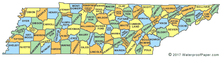 Selected States & County Maps
